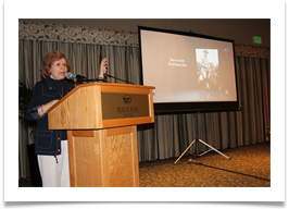 Dr. Ramsey welcomes the audience, introduces the guests and the documentary